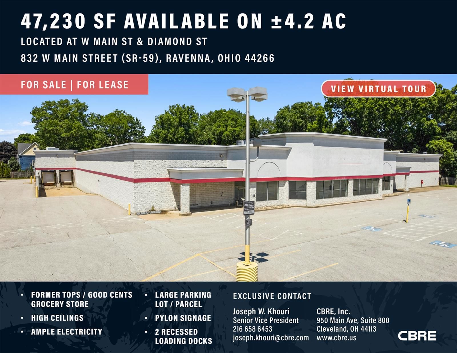 47,230 SF Available on ±4.2 AC 832 West Main Street - Image 1