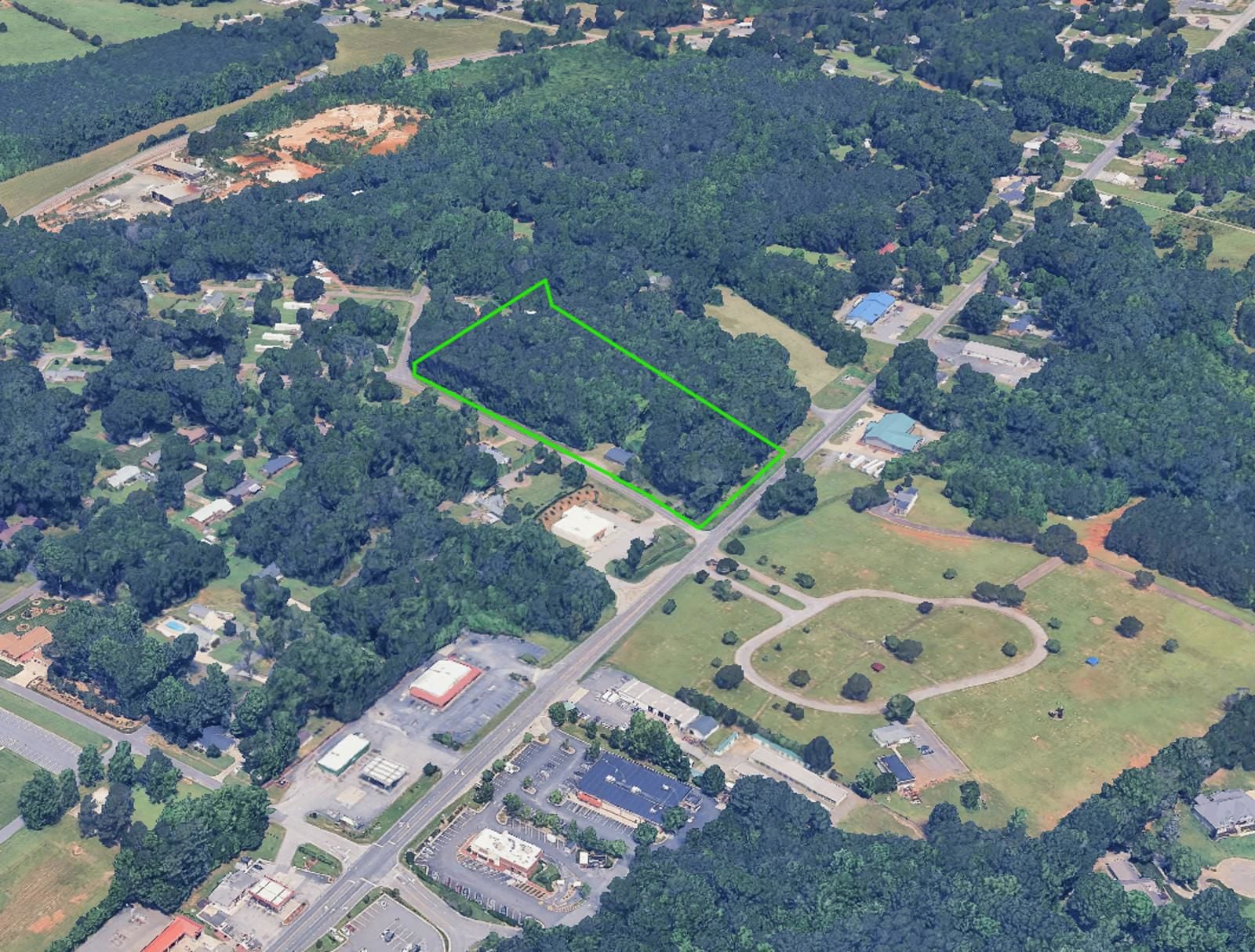 Parcel Outline Overhead