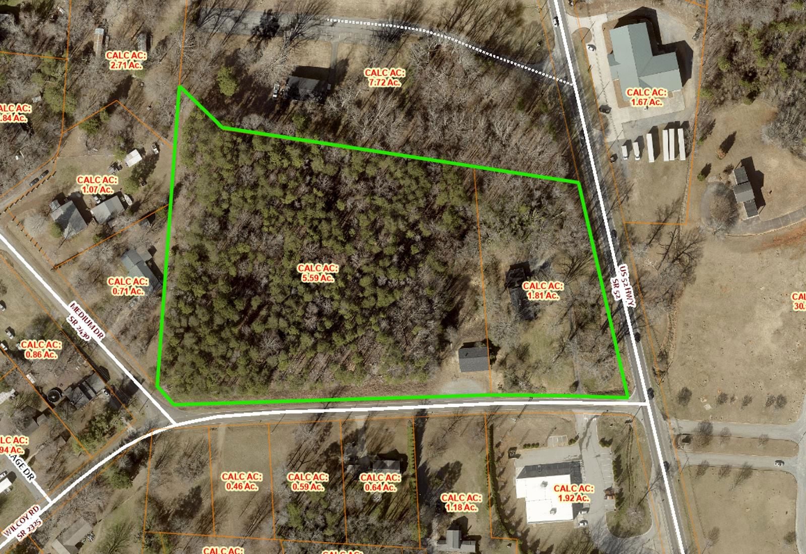 Parcel Outline w AC