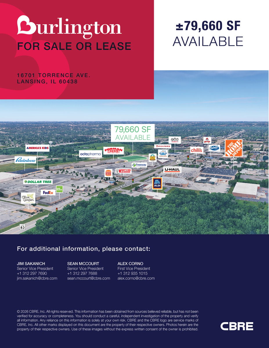 16701 Torrence Ave Lansing_Burlington Disposition_202606295