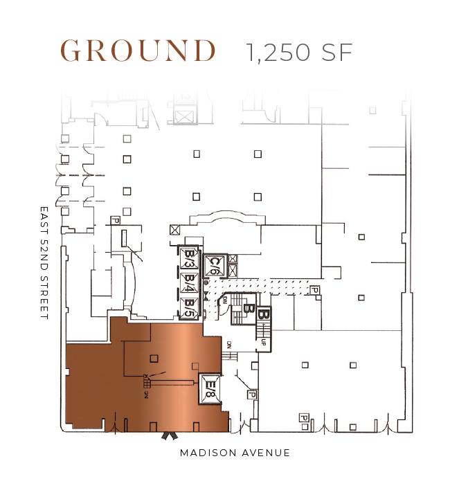 Ground Floorplan 500 Madison Ave