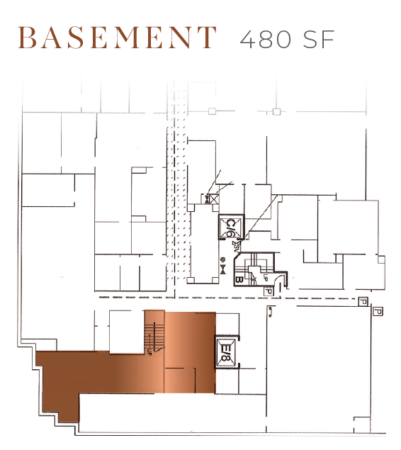 Basement Floorplan 500 Madison Ave