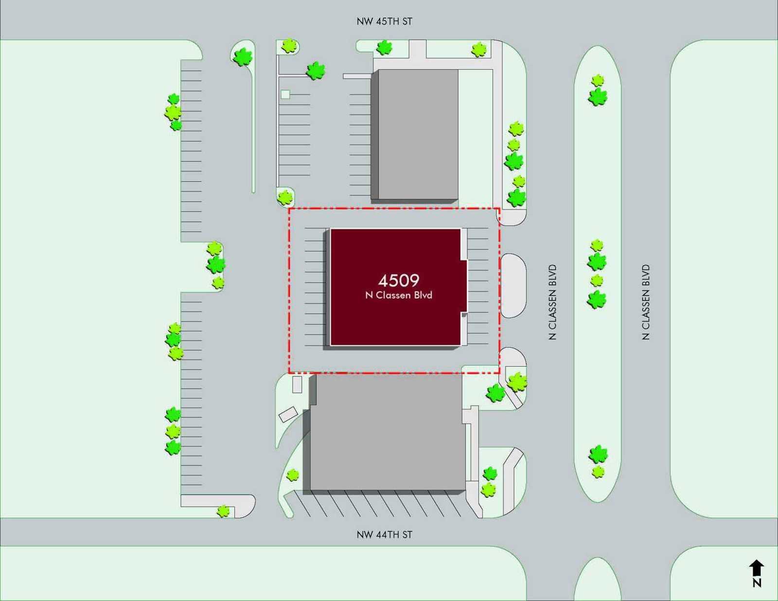 4509 N Classen Blvd - Site Plan