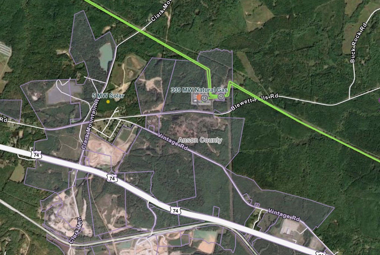 Dimension Map Anson Site