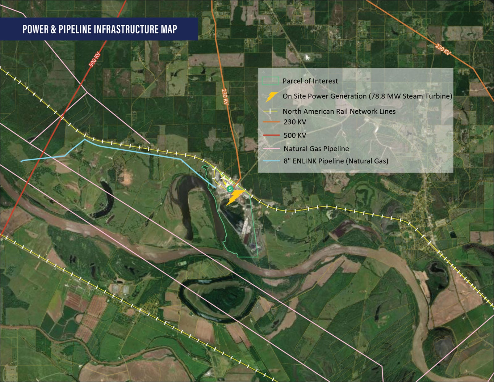 Pipeline Infastructure Map