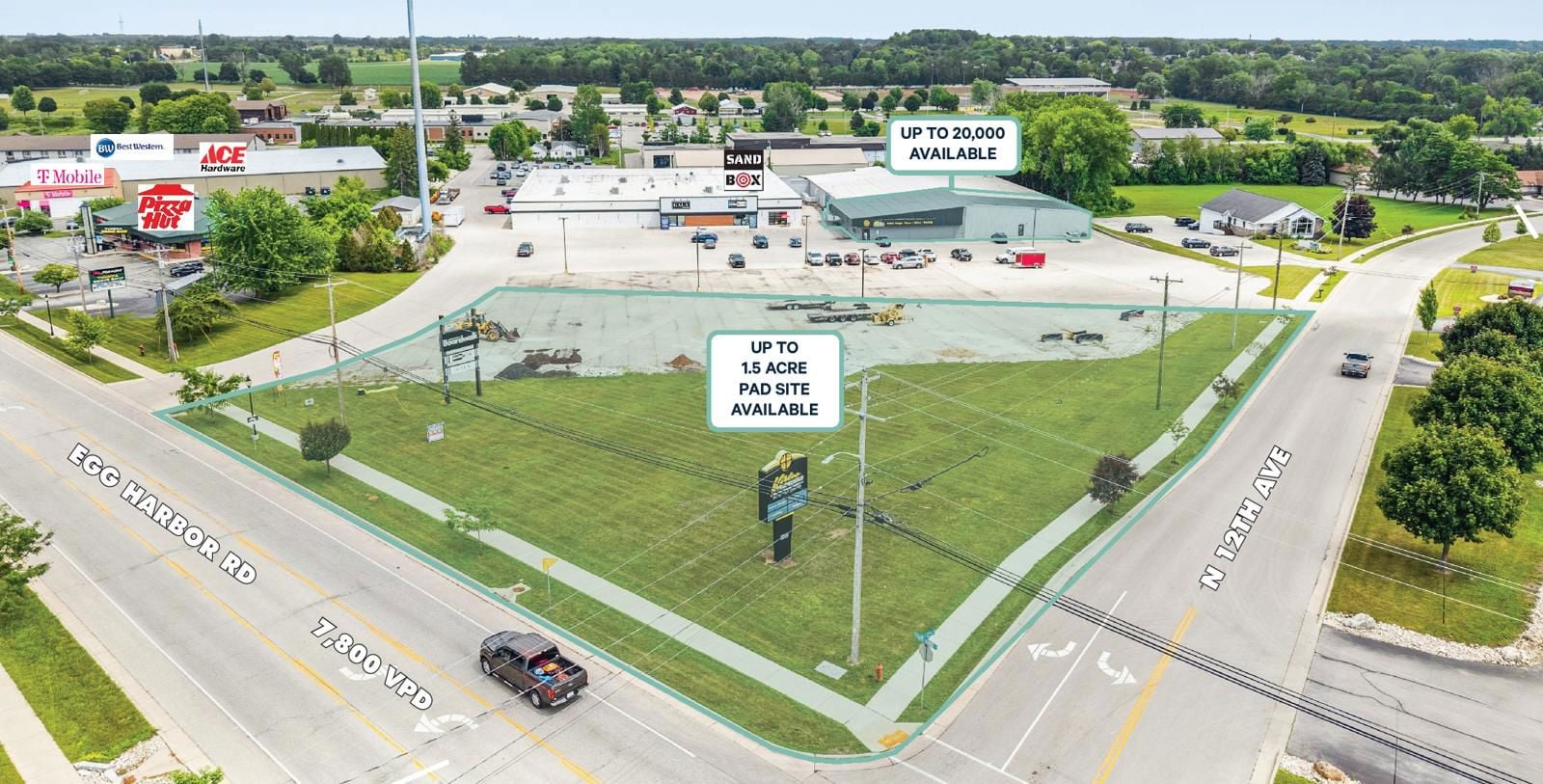 High Image Outlot Opportunity 1019 Egg Harbor Road - Image 1