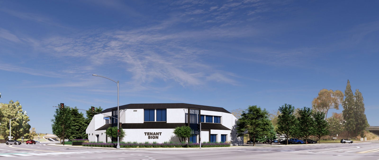 890 W Baker Street - Main Building Rendering - Updated