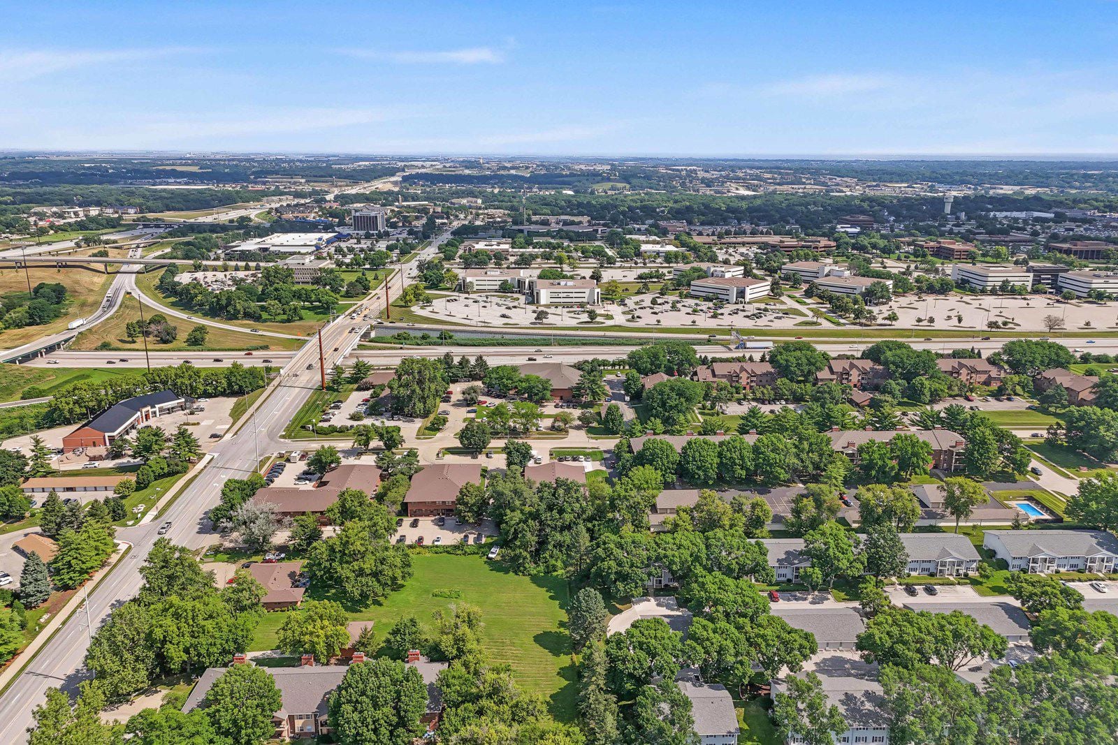 Aerial hwy shot