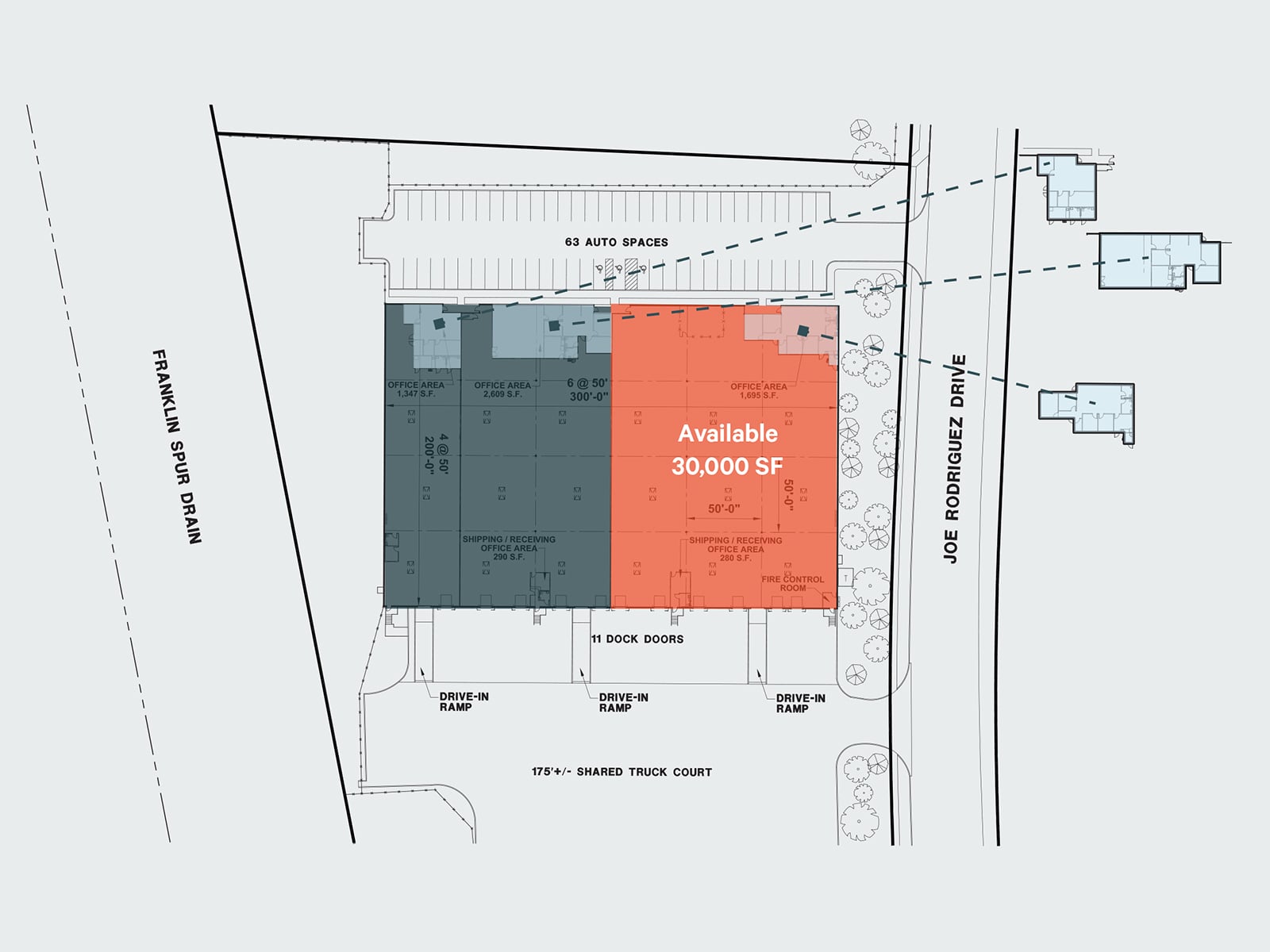 9600 JOE RODRIGUEZ Siteplan 30000 Available