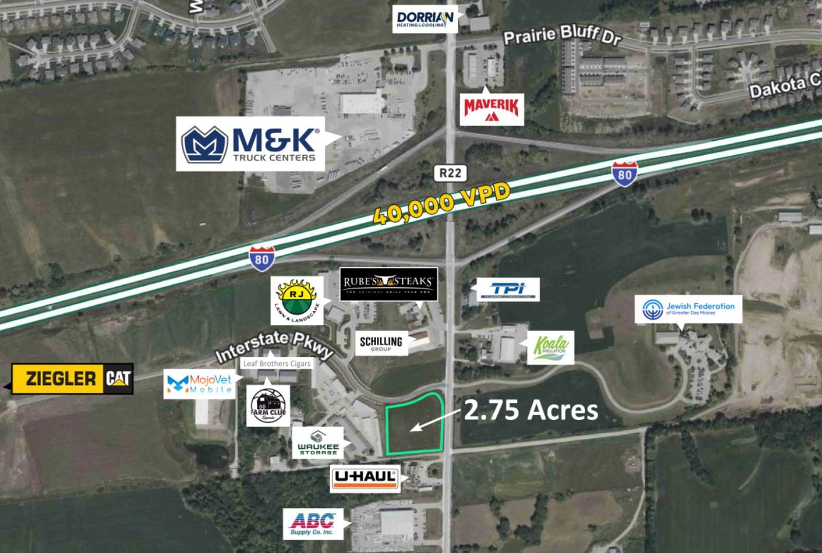 500 Interstate Pkwy Map