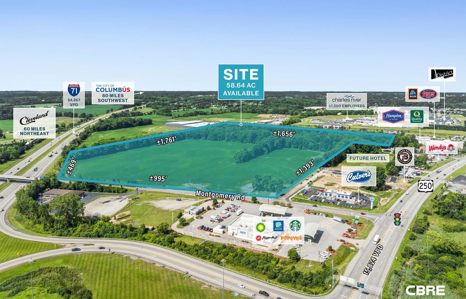 58.64 AC Development Site 1414 Montgomery Road - Image 2