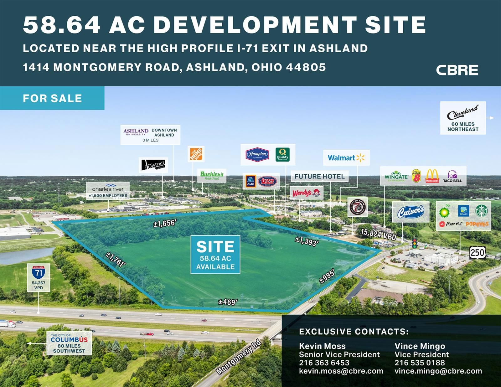 58.64 AC Development Site 1414 Montgomery Road - Image 1