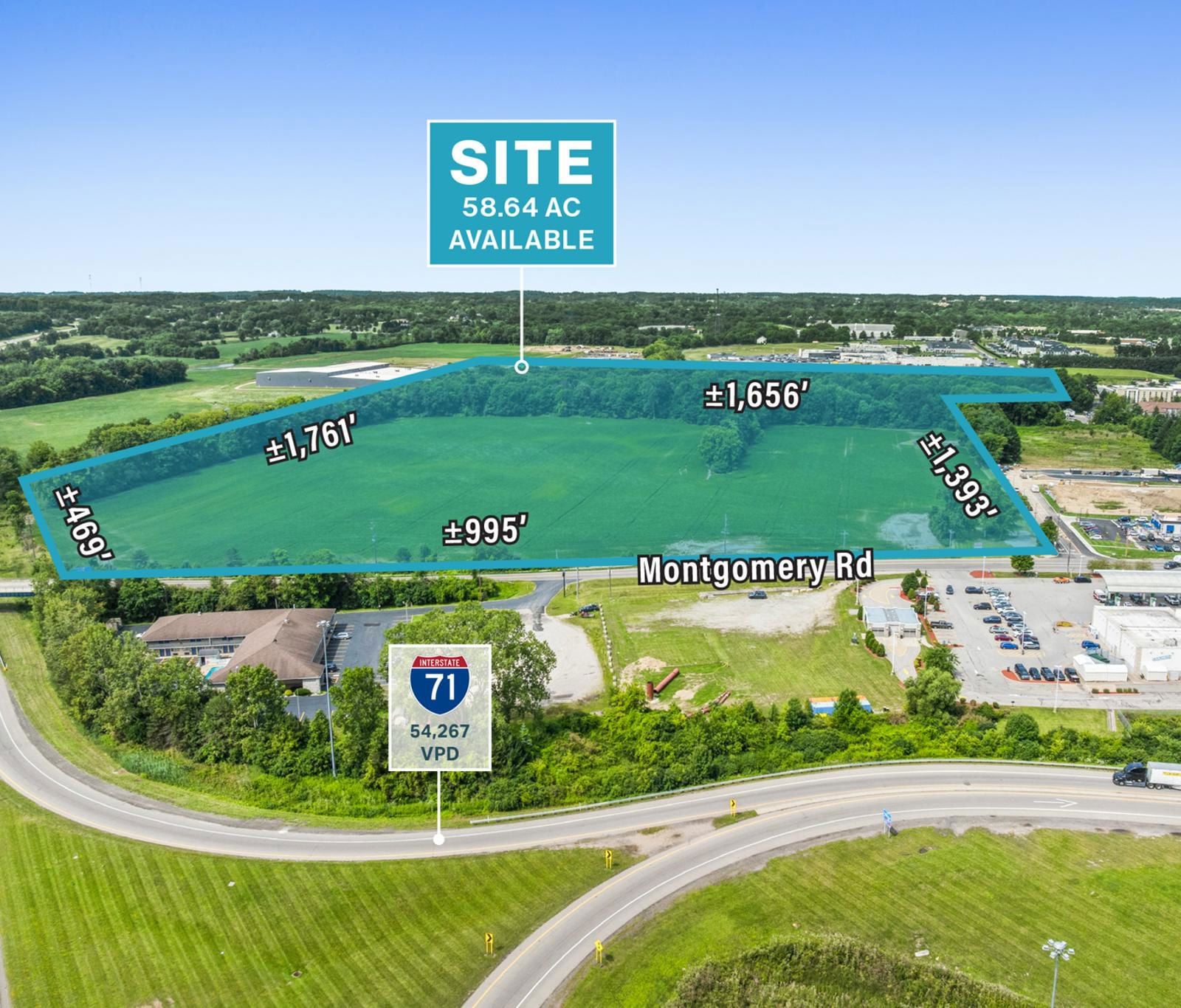 58.64 AC Development Site 1414 Montgomery Road - Image 3