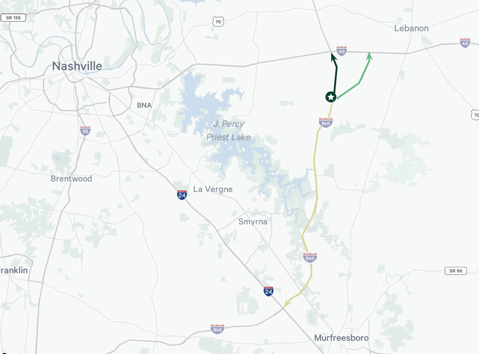 14730 Central Pike July 2026 Map