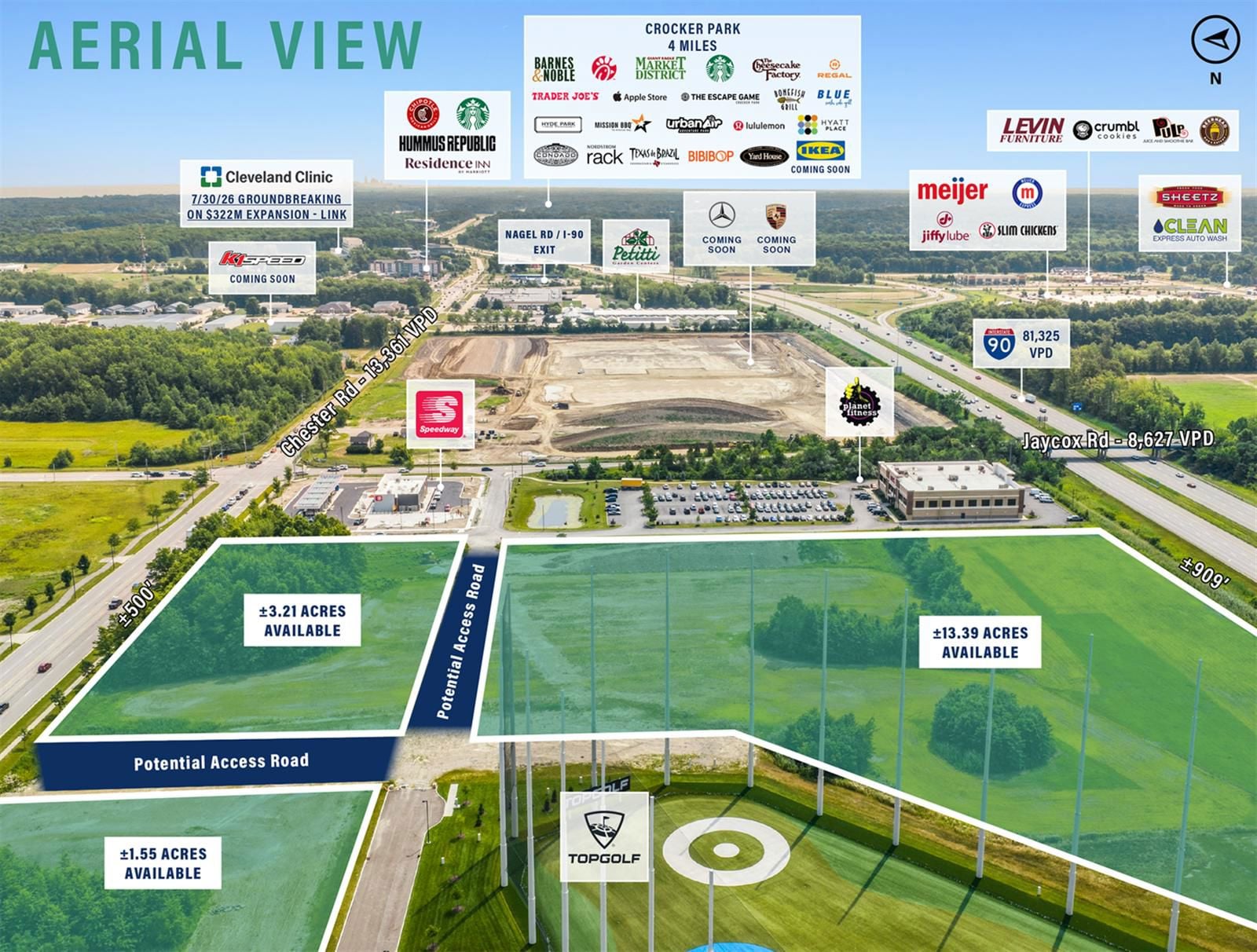 ±18.15 AC High Profile Development Site 35305 Chester Road - Image 4