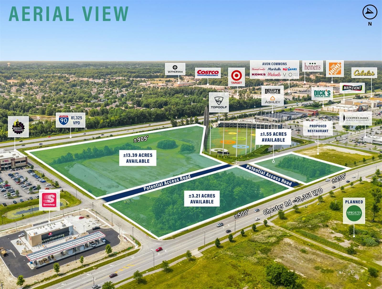 ±18.15 AC High Profile Development Site 35305 Chester Road - Image 5