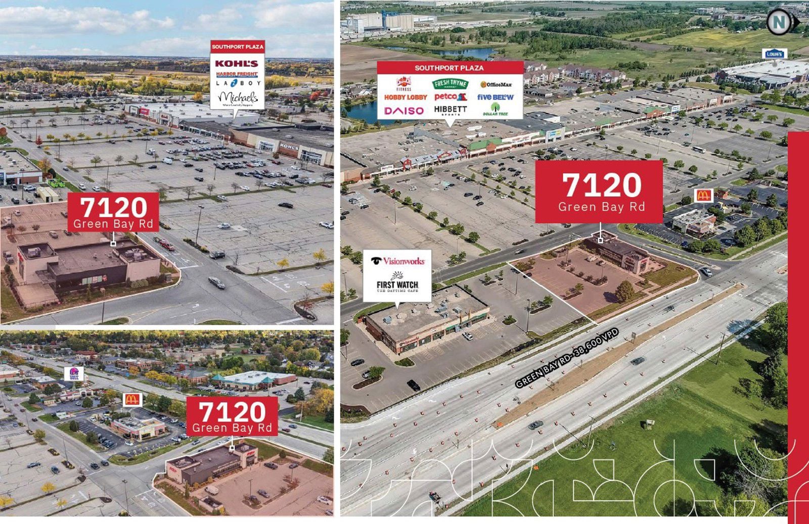 Aerials_7120 Green Bay Rd, Kenosha