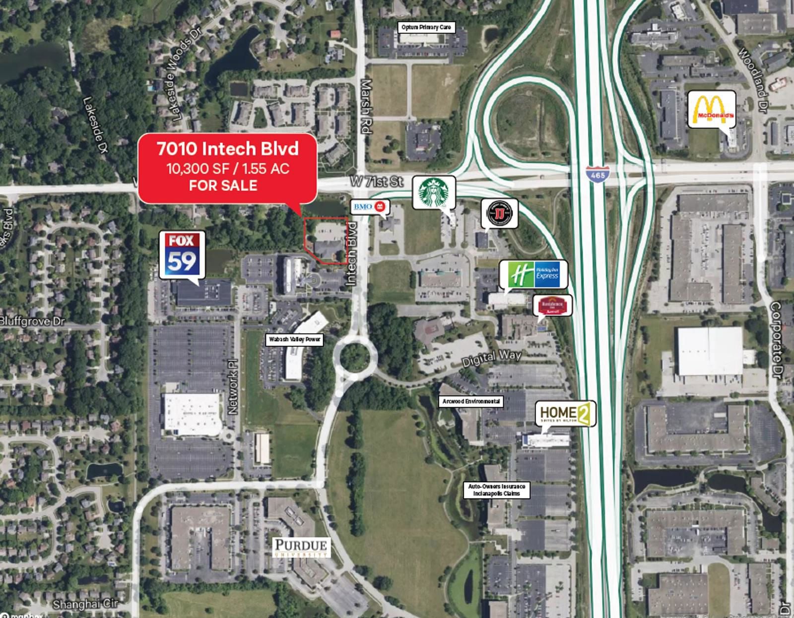7010 Intech Boulevard Aerial