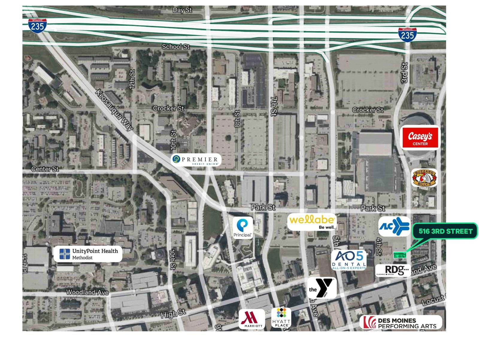 516 3rd Street - map