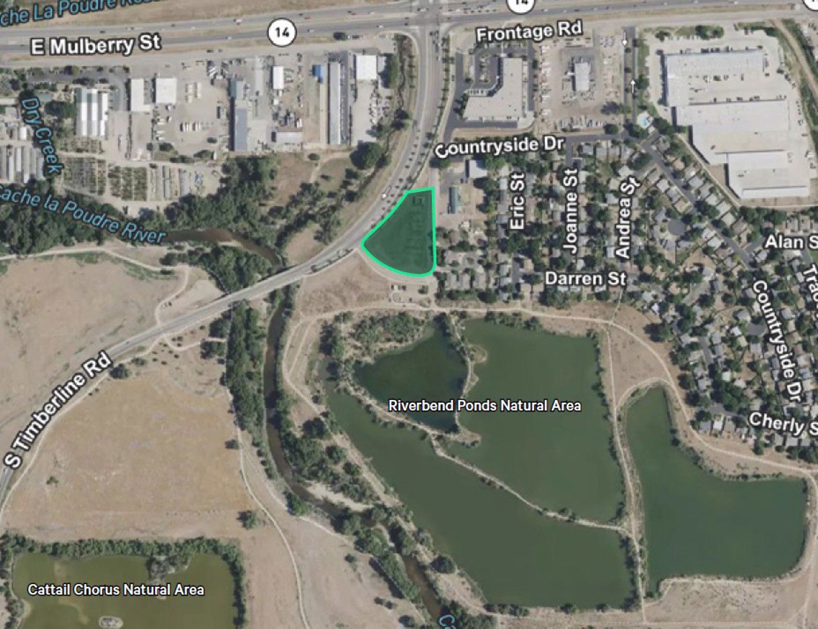 Map w property outline