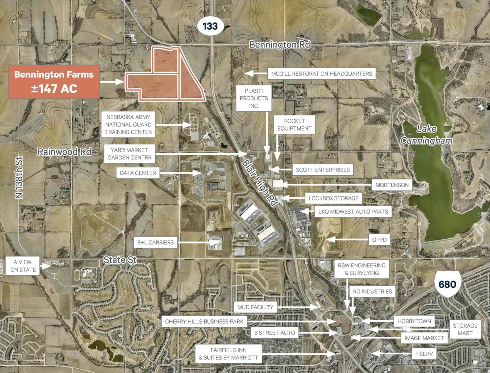 Bennington Farms - Industrial Land | For Sale 12121 Bennington Road - Image 3