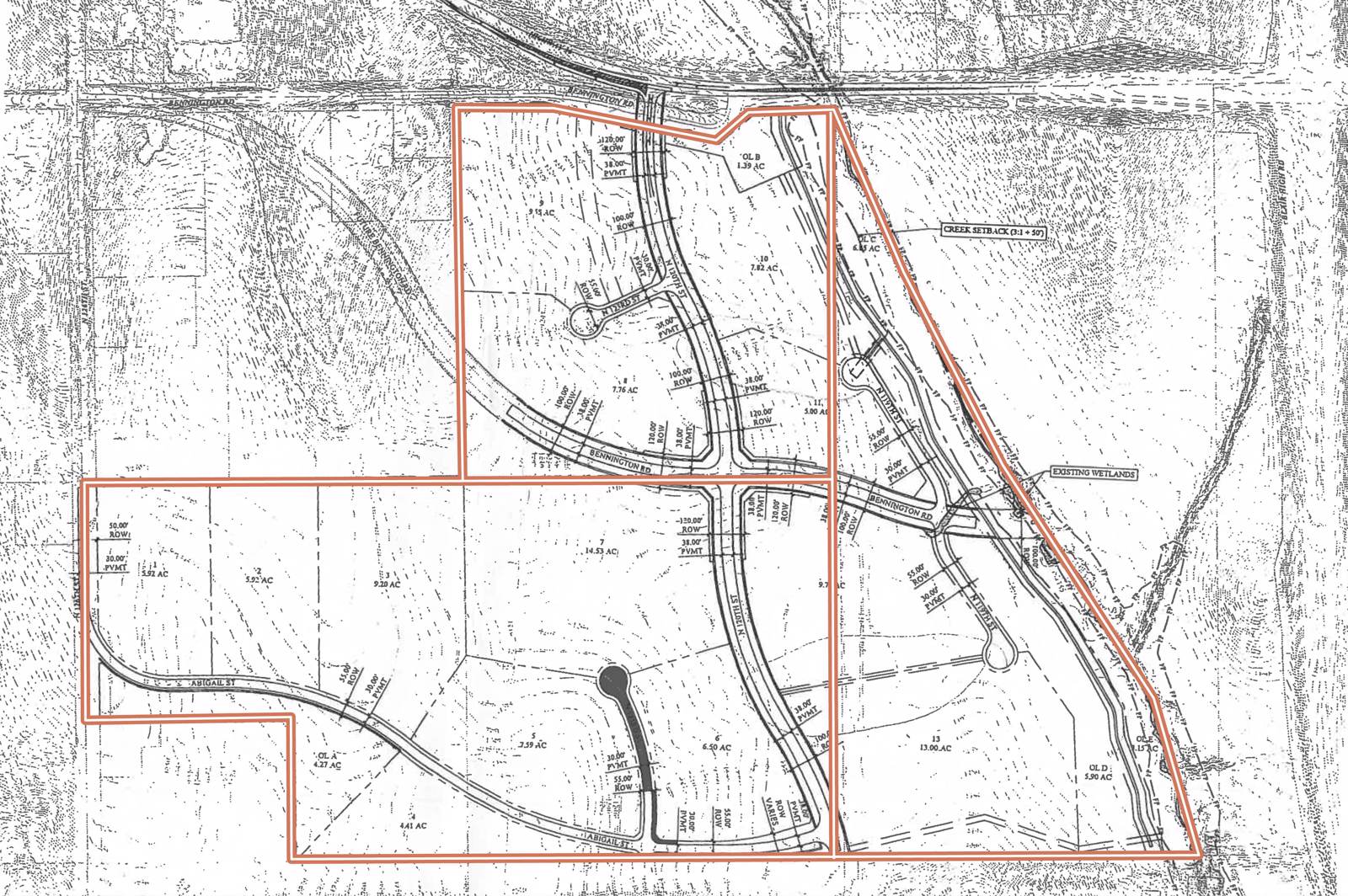 Bennington Farms - Industrial Land | For Sale 12121 Bennington Road - Image 1