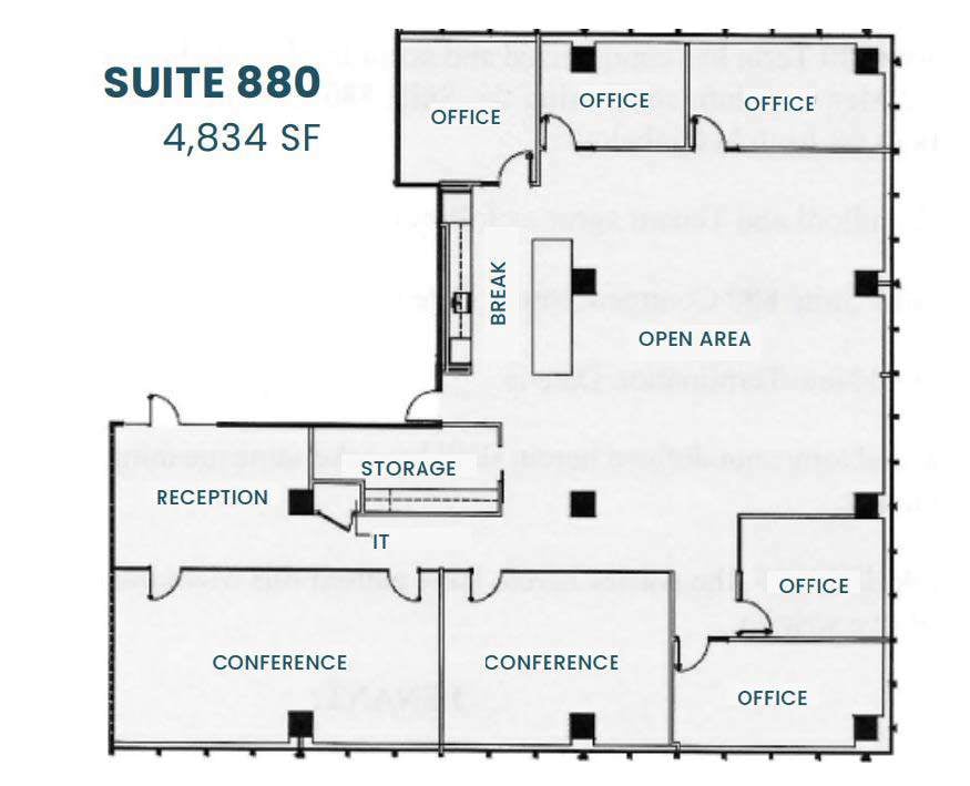 Suite 880 Floorplan