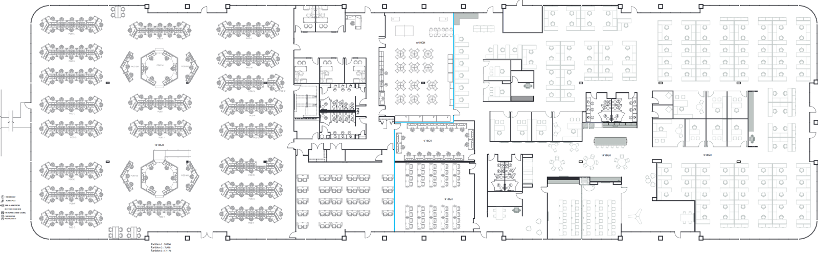 Full Building Floor Plan - 45,869 SF