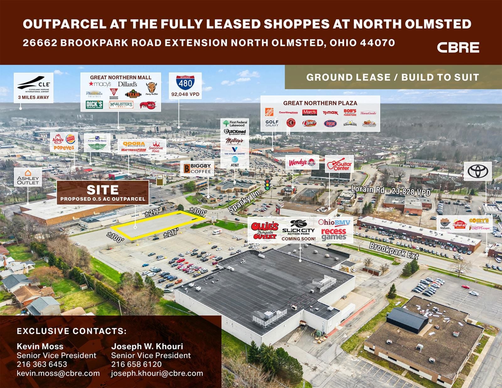 Outparcel at the Fully Leased Shoppes at North Olmsted 26662 Brookpark Extension - Image 1
