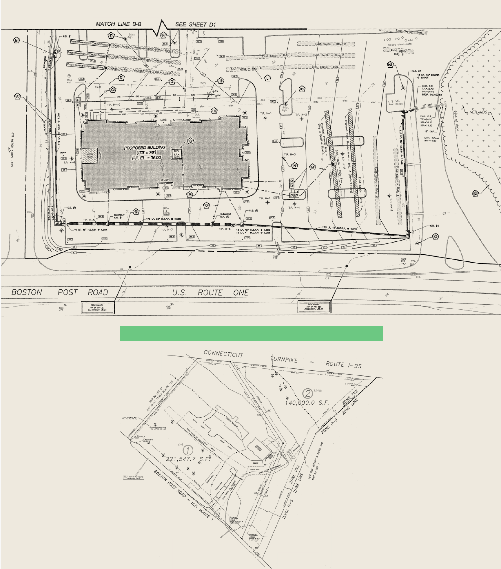 1575 Boston Post Road site plan