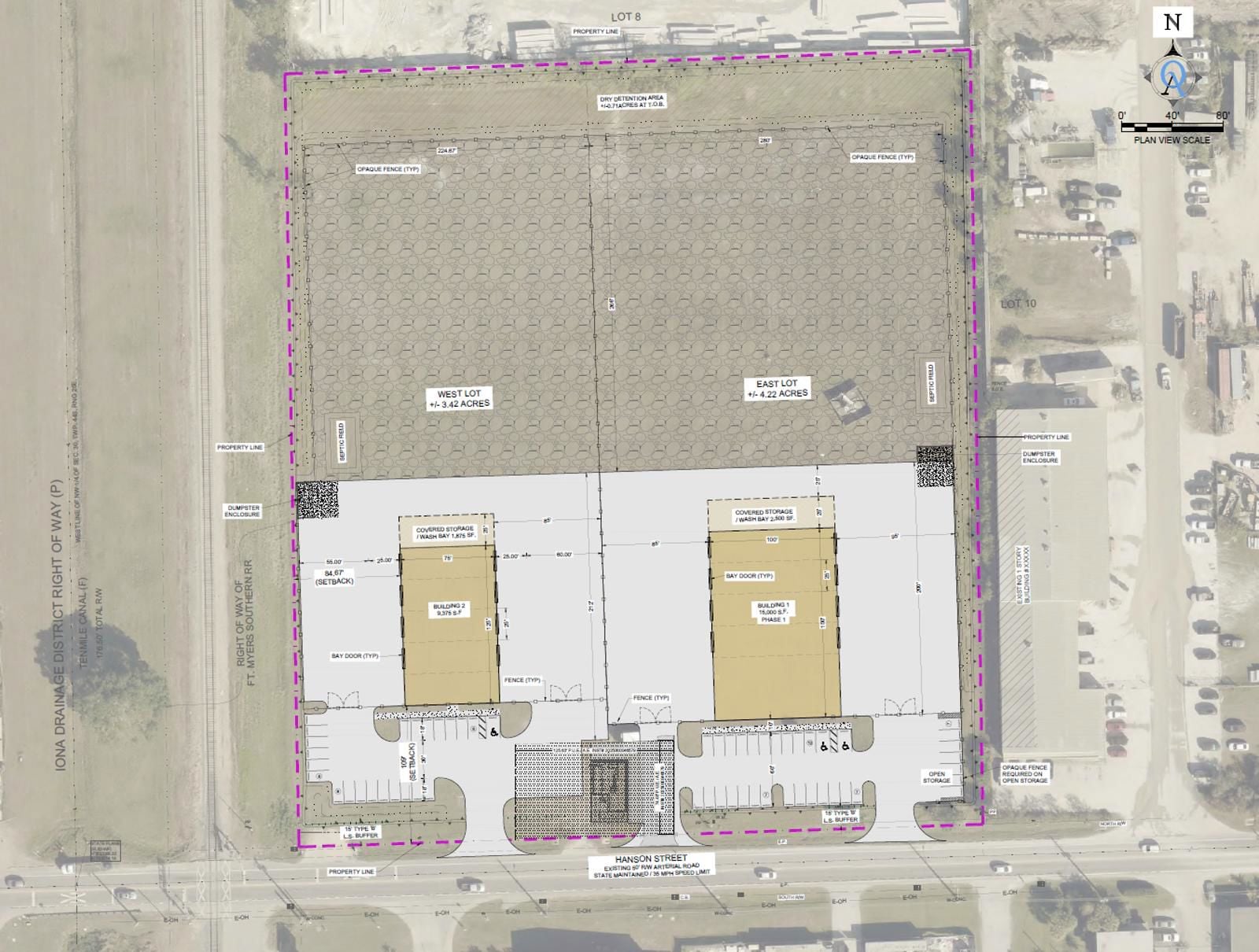 Two Building Concept Plan