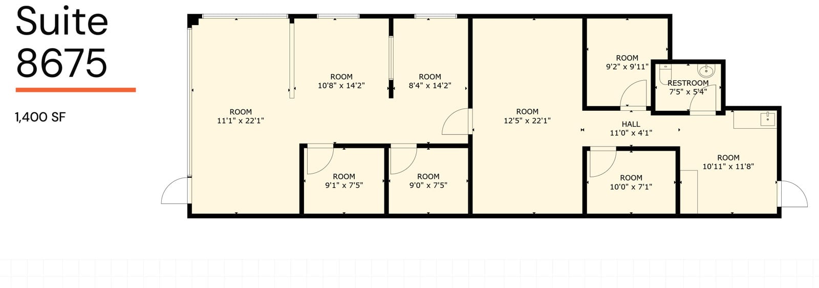 Northpark Court-5-Suite 8675 Floor Plan