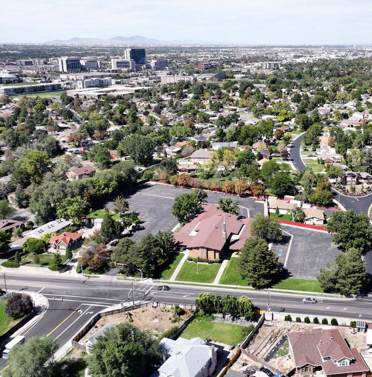 495 East 5600 South aerial 1