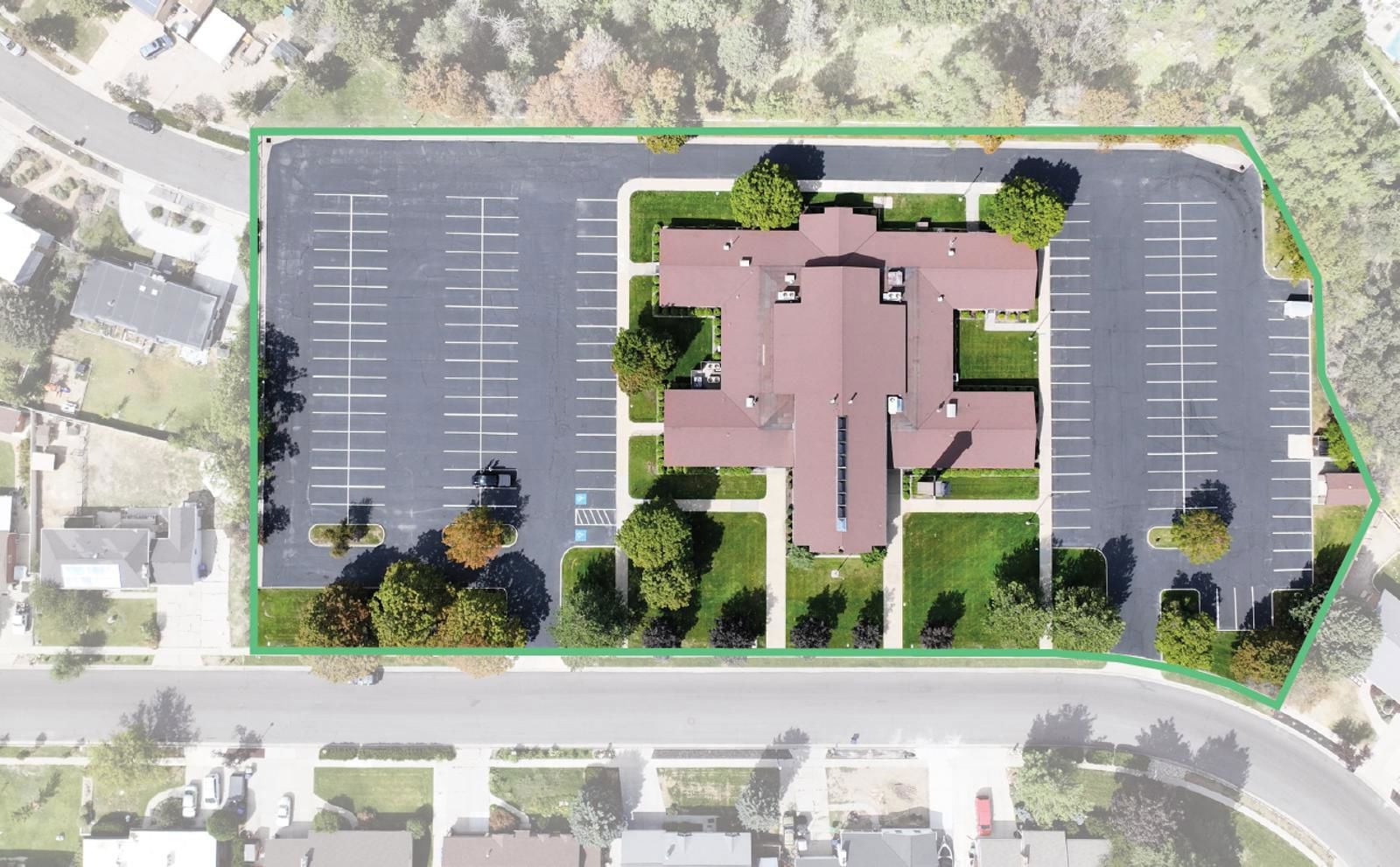 1433 E Old Mission Road aerial parcel