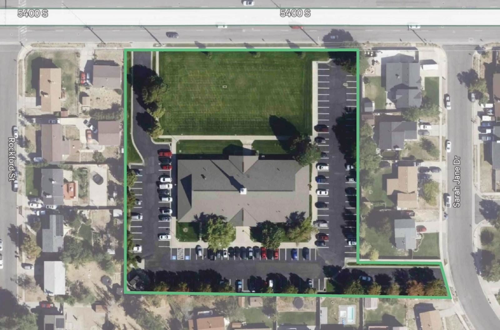 5422 S Sarah Jane Drive aerial parcel