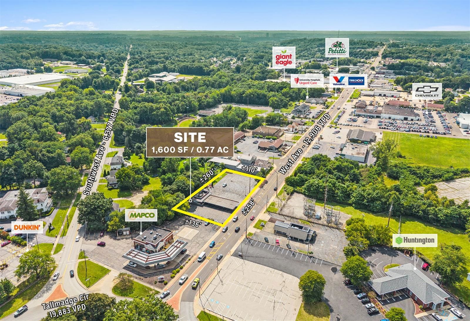 Freestanding 1,600 SF / 0.77 AC Redevelopment Site 35 West Avenue - Image 3