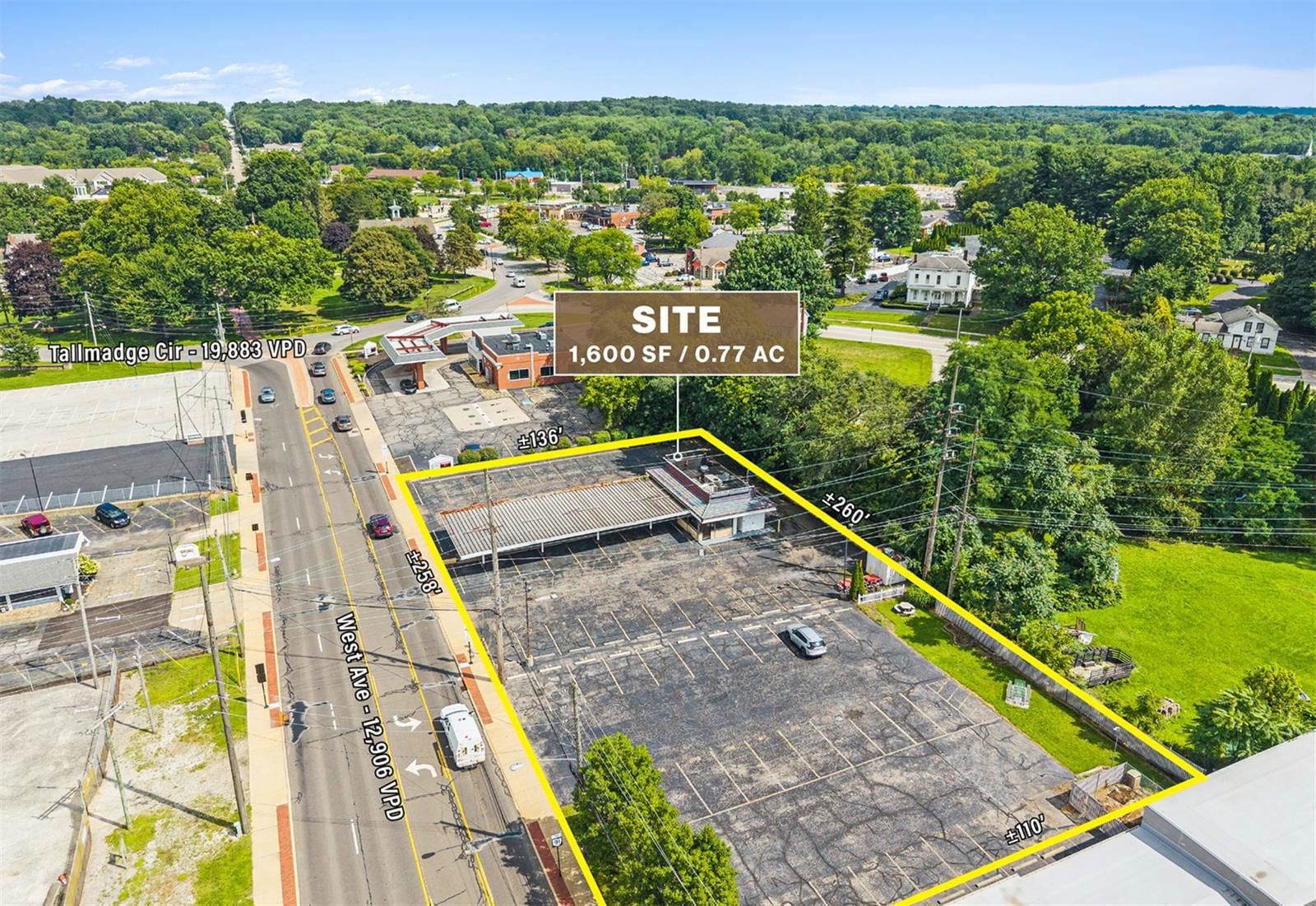 Freestanding 1,600 SF / 0.77 AC Redevelopment Site 35 West Avenue - Image 4