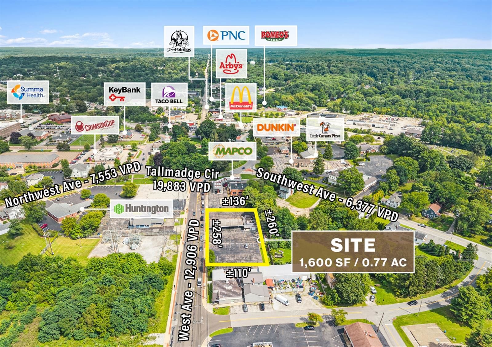 Freestanding 1,600 SF / 0.77 AC Redevelopment Site 35 West Avenue - Image 2