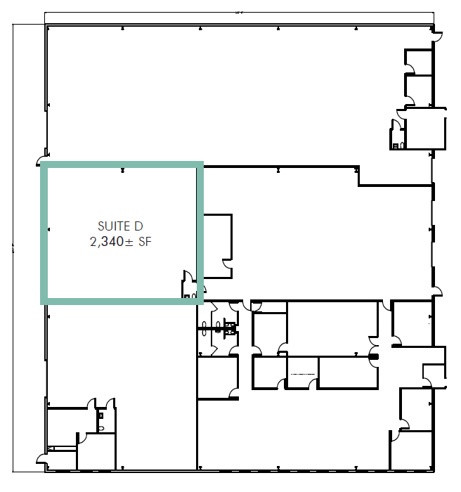 Suite D - 2,340 SF