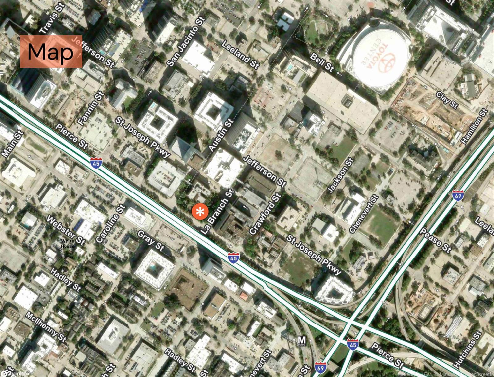 1920 La branch Map