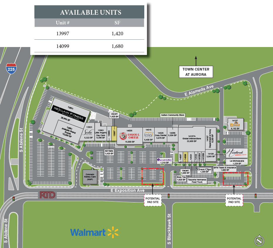 Aurora City Square Site Plan