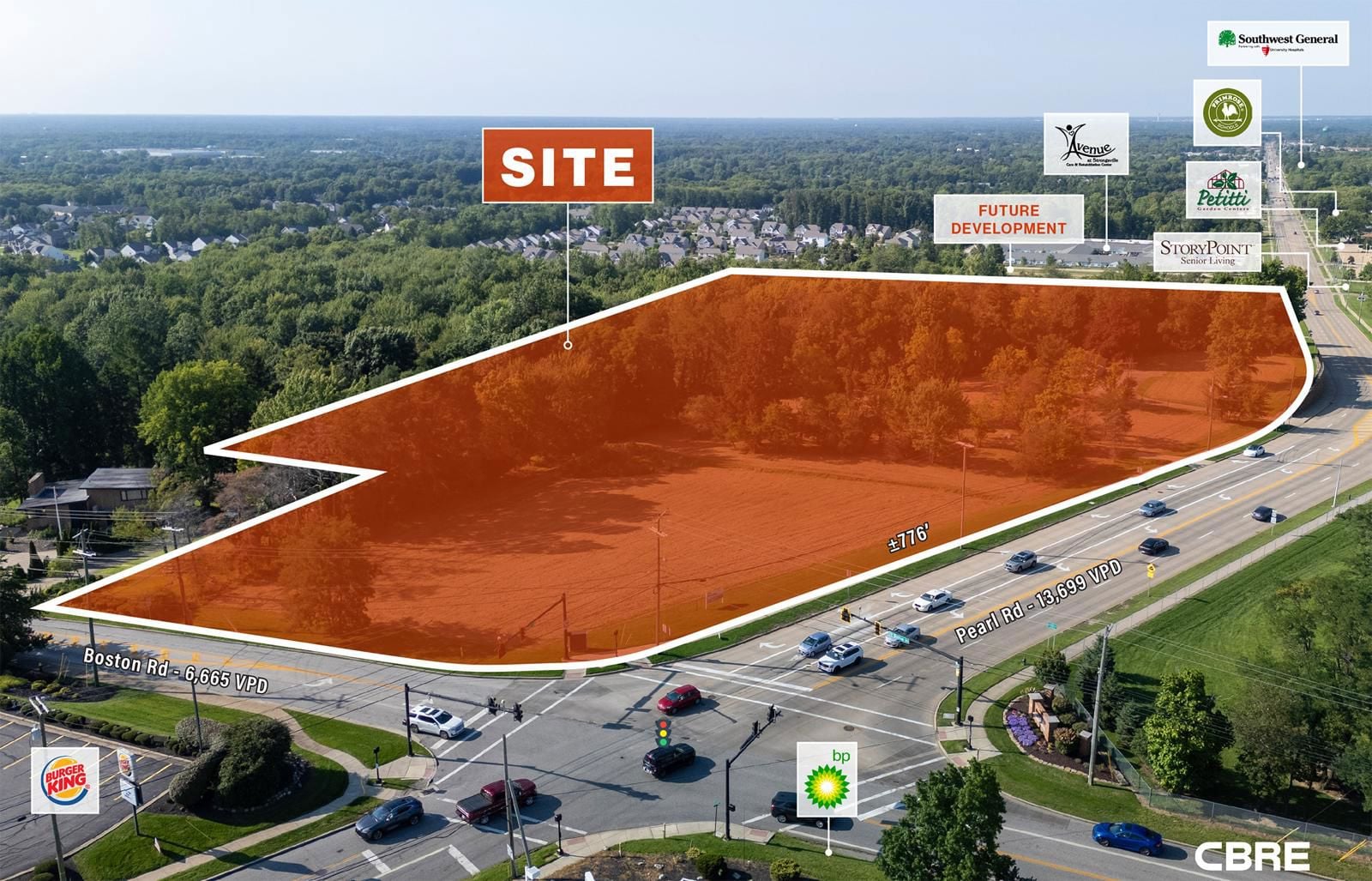 ±7.2 AC Development Site Pearl Rd & Boston Rd, Strongsville, OH 44149, USA - Image 4