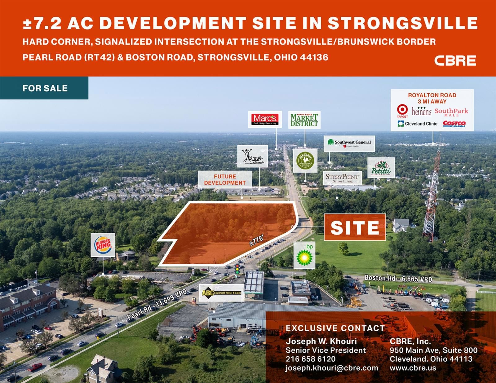 ±7.2 AC Development Site Pearl Rd & Boston Rd, Strongsville, OH 44149, USA - Image 1