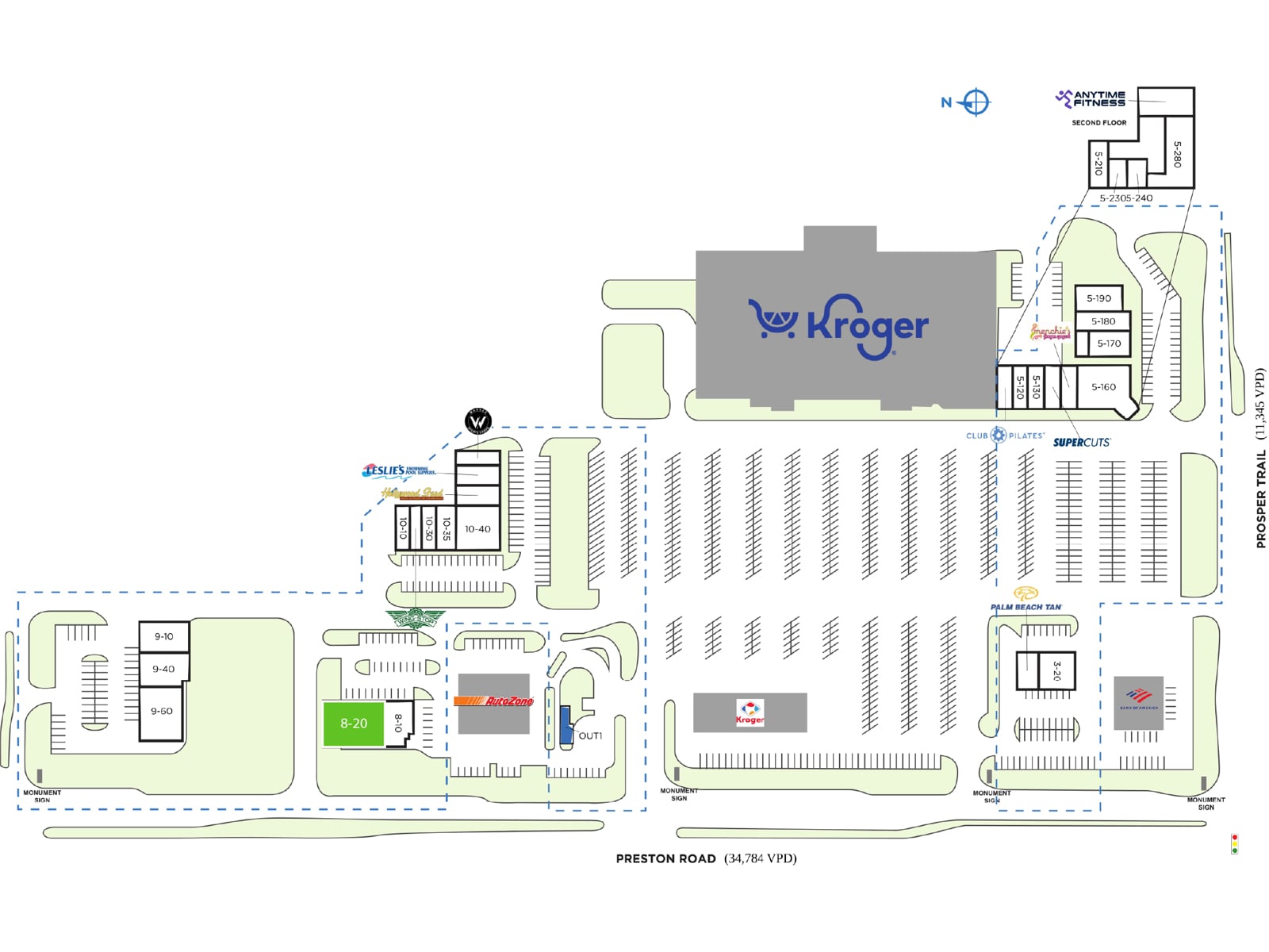 Shops at Prosper Trail - Site Plan