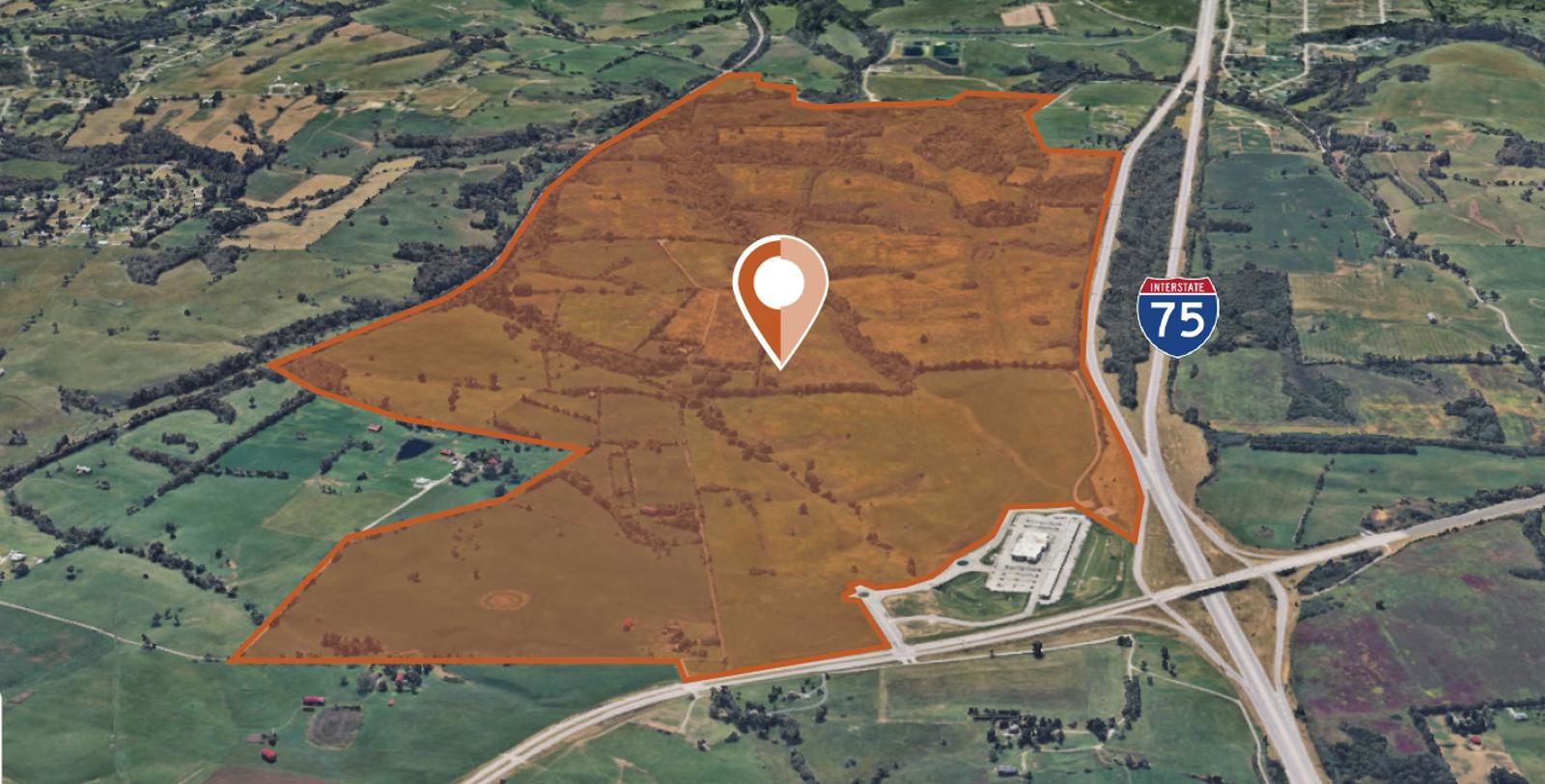 Richmond Megasite - Marked Aerial 