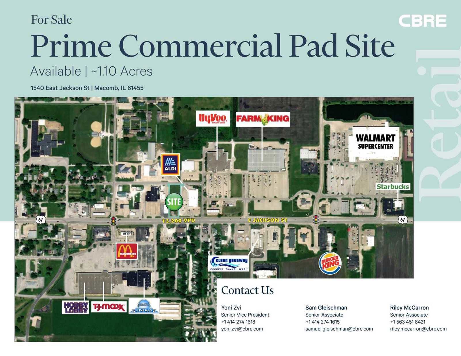 CBRE Brochure_TW_Macomb, IL_1530 East Jackson St_Page_1