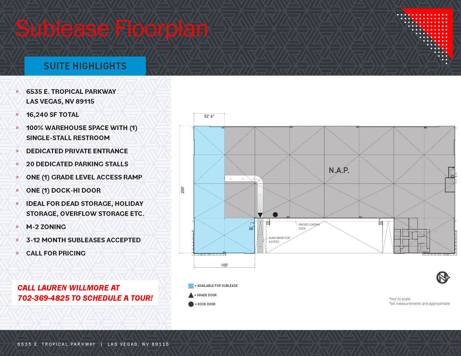 Sublease Floorplan