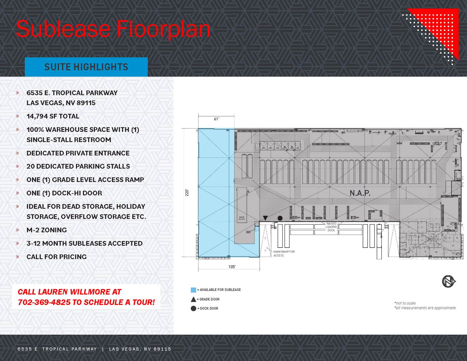 Sublease Floorplan