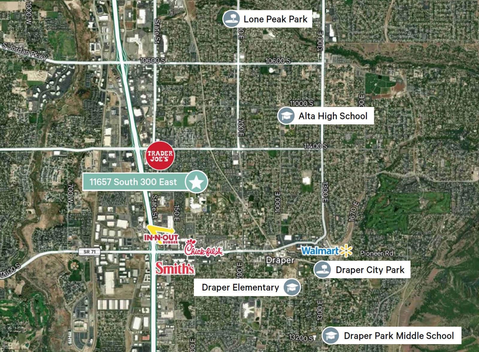 11675 S 300 E map