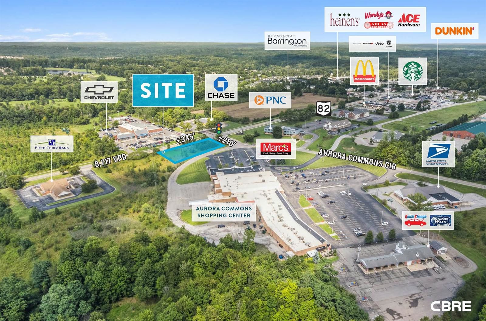 1.71 AC Development Outlot at Aurora Commons OH-82 & Aurora Commons Cir, Aurora, OH 44202, USA - Image 3